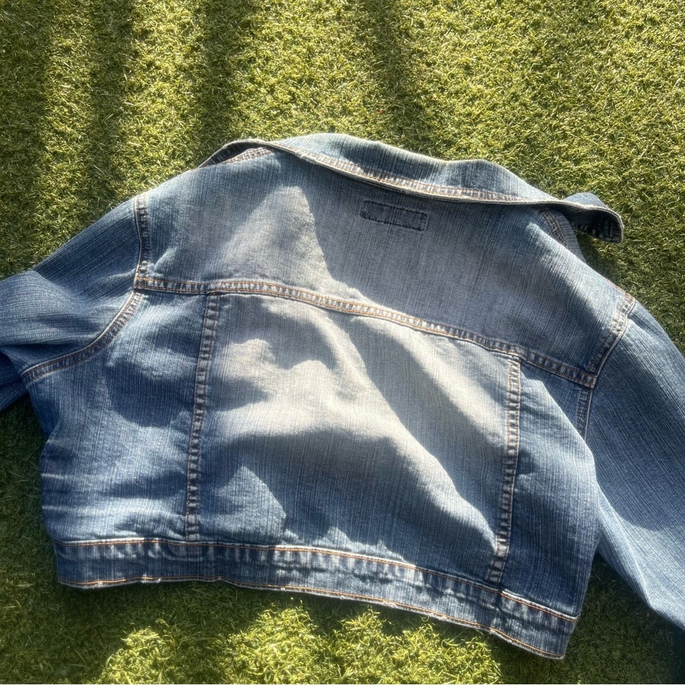 Vintage Solid Jean Jacket - Picture 5 of 5